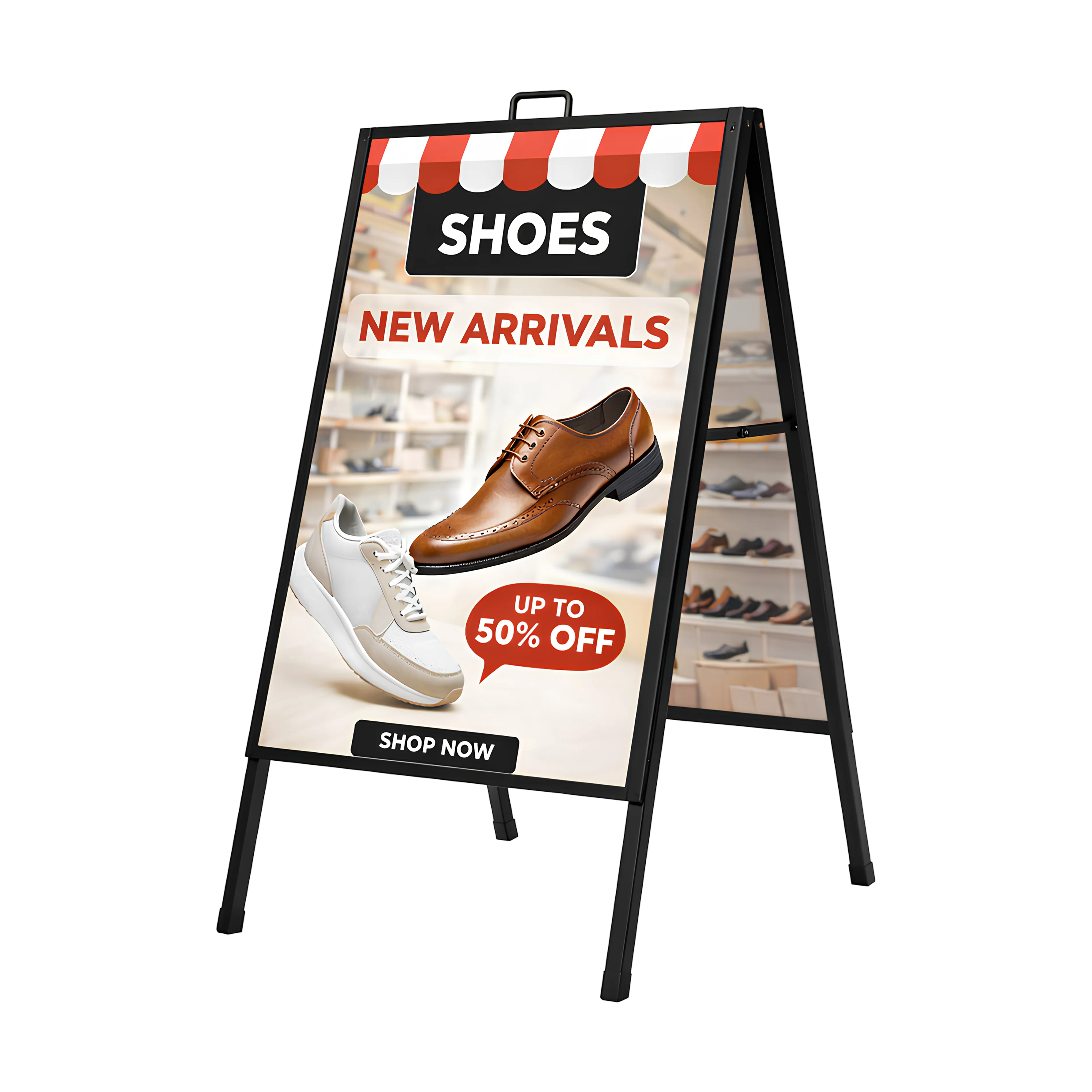 Double Sided Poster Stand